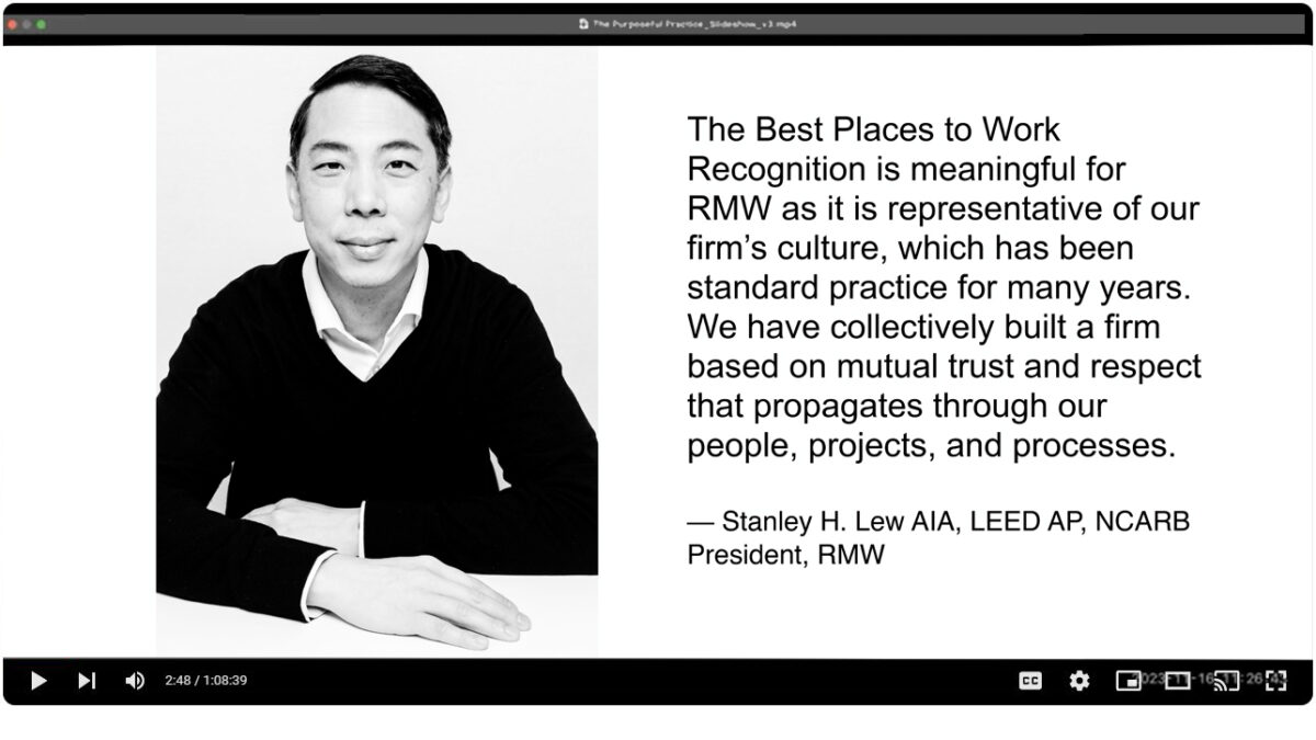 Stan Lew Shares ‘Best Places to Work’ Insight with AIASF Panel.
